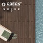 Deck compósito ideal para piscinas, jardins, terraços