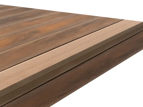 Nez de marche — terrasse composite CDECK, coloris American Walnut