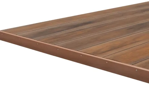Profil de finition 46 mm — terrasse composite CDECK, coloris American Walnut