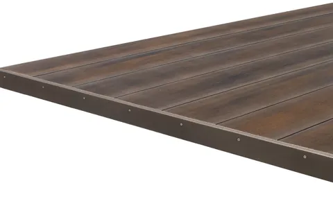 Profil de finition 46 mm — terrasse composite CDECK, coloris Dark Walnut