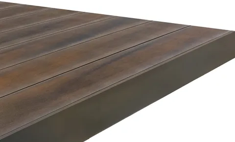 Profil de finition 92 mm — terrasse composite CDECK, coloris Dark Walnut