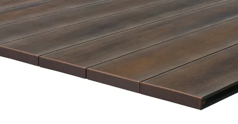 Embout de lame — terrasse composite CDECK, coloris Dark Walnut