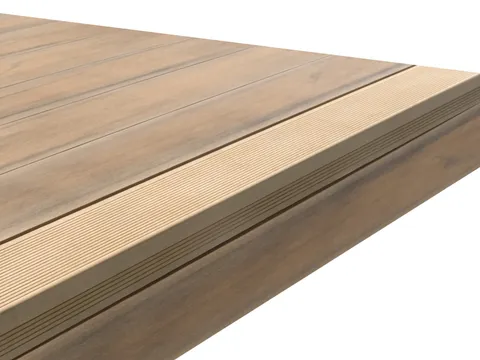 Nez de marche — terrasse composite CDECK, coloris Natural Beech