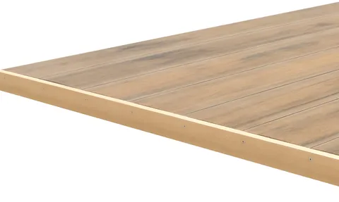 Profil de finition 46 mm — terrasse composite CDECK, coloris Natural Beech