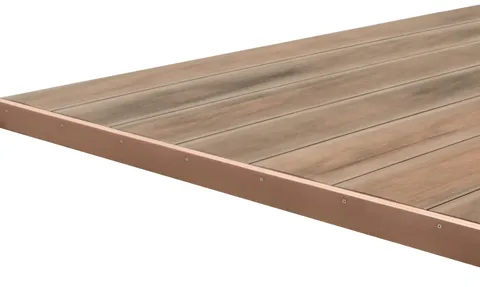 Profil de finition 46 mm — terrasse composite CDECK, coloris Soft Oak