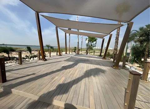 Terrasse composite CDECK — Hôtellerie & restauration, coloris Natural Beech