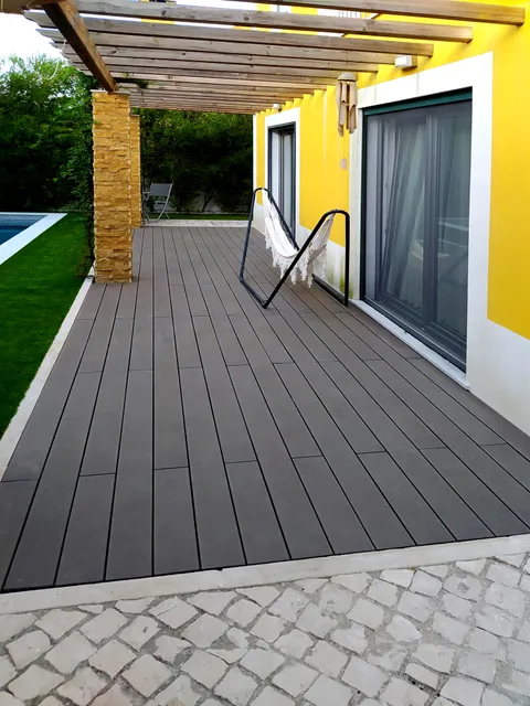 Terrasse composite CDECK — Jardin & abords, coloris Chocolat