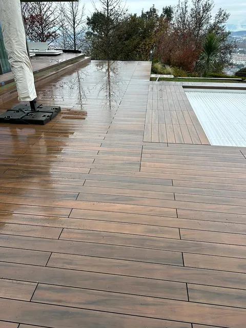 Terrasse composite CDECK — Balcon & petits espaces, coloris American Walnut