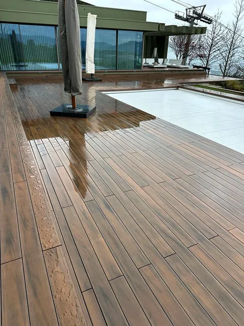 Terrasse composite CDECK — Balcon & petits espaces, coloris American Walnut