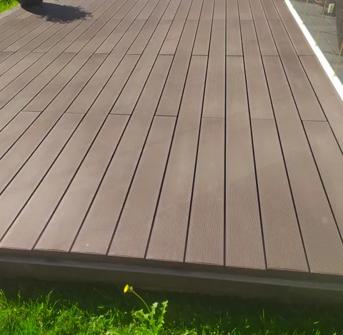 Terrasse composite CDECK — Jardin & abords, coloris Chocolat