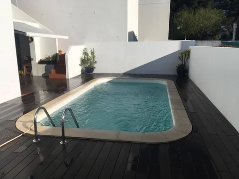 Terrasse composite CDECK — Tour de piscine, coloris Chocolat