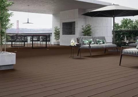 Terrasse composite CDECK — Balcon & petits espaces, coloris Chocolat