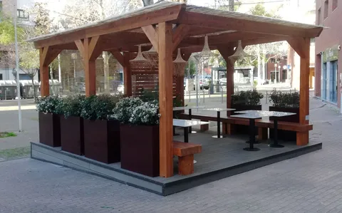 Terrasse composite CDECK — Hôtellerie & restauration, coloris Noir