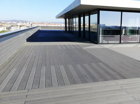 Terrasse composite CDECK — Balcon & petits espaces, coloris Noir