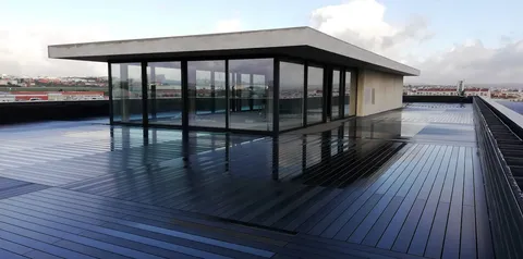 Terrasse composite CDECK — Balcon & petits espaces, coloris Noir