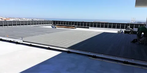 Terrasse composite CDECK — Balcon & petits espaces, coloris Noir