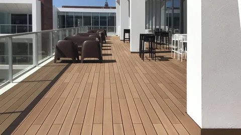 Terrasse composite CDECK — Balcon & petits espaces, coloris Bois Rouge