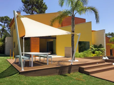 Terrasse composite CDECK — Jardin & abords, coloris Bois Rouge
