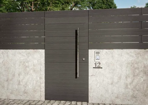 Clôture composite CFENCE®, coloris Noir