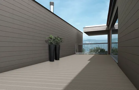 Bardage de façade composite CWALL®, coloris Noir