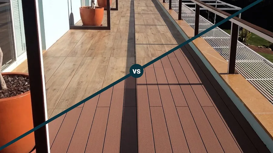 Terrasse composite ou carrelage : que choisir ?