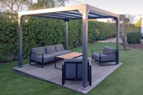 Terrasse composite CDECK — Jardin & abords, coloris Noir