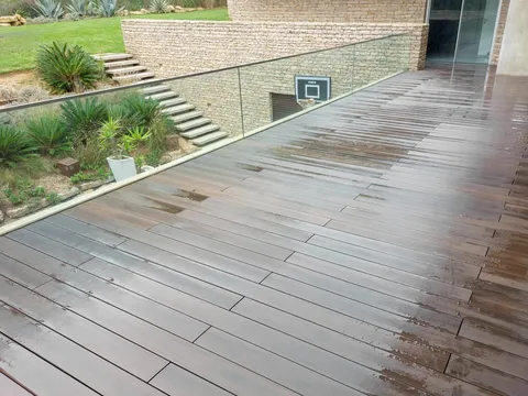 Terrasse composite CDECK — Balcon & petits espaces, coloris American Walnut