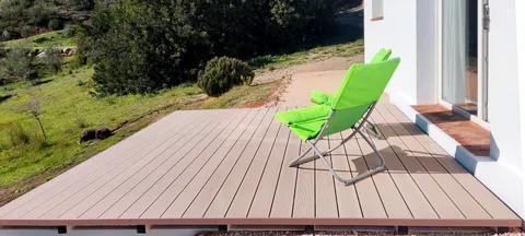 Terrasse composite CDECK — Balcon & petits espaces, coloris Beige Rose