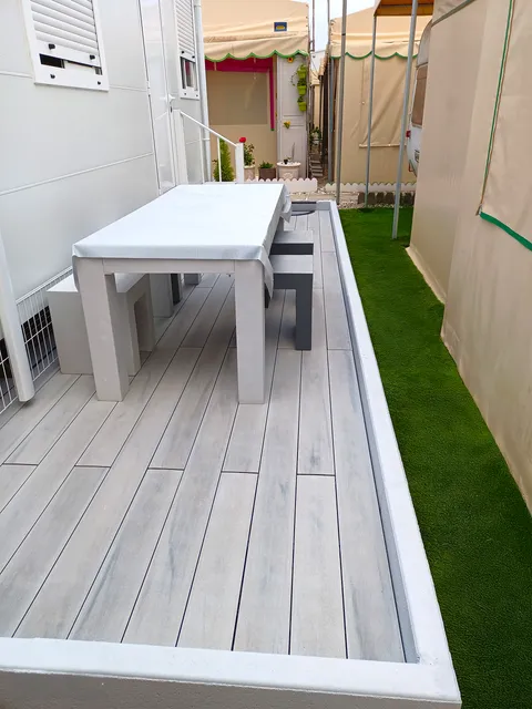 Terrasse composite CDECK — Balcon & petits espaces, coloris Nordic Oak