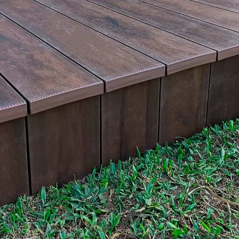 Embout de lame — terrasse composite CDECK, coloris Dark Walnut