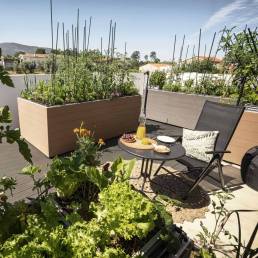 Potager urbain CGARDEN sur terrasse