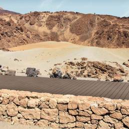 CDECK Original composite decking in Dark Black on outdoor flooring