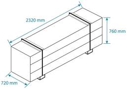 Diagramme d’une palette complète de supports en PVC