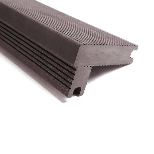 Degrau para deck compósito CDECK, cor chocolate