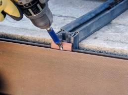 Parafuso Auto-perfurante 3,5x25 Inox em uso