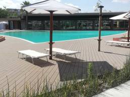 Terrasse Composite CDECK à la piscine de l’Aqualuz Troia by The Editory
