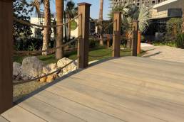 CDECK Composite Decking in the surroundings of Crowne Plaza & Radisson Blu Hotel, UAE