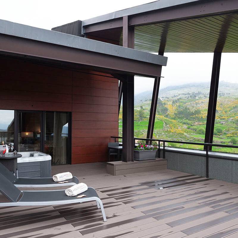 CDECK Composite Decking in the outdoor area of H2otel Congress & Medical Spa, Portugal