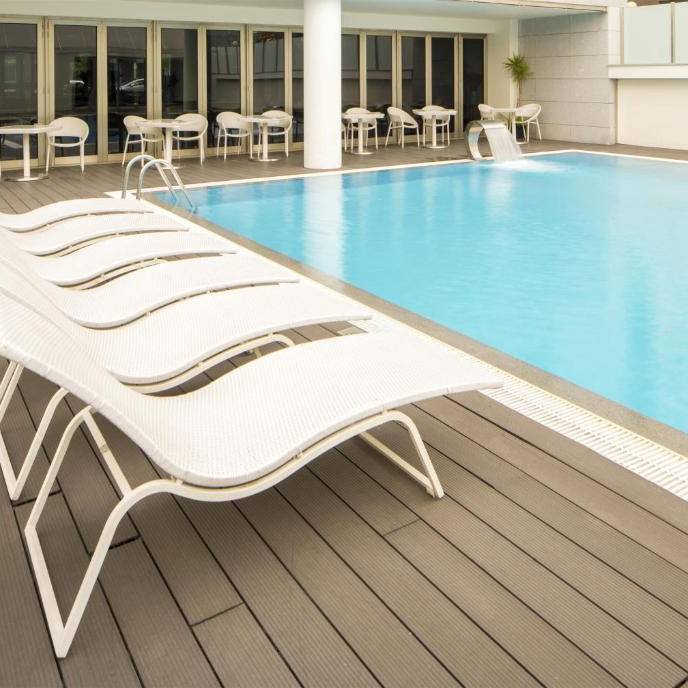 CDECK Composite Decking at Hotel NH Coimbra Dona Inês