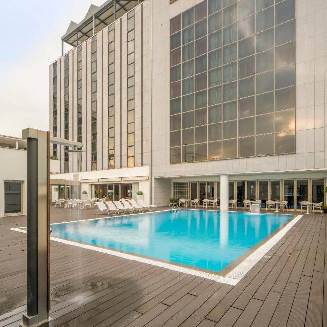 CDECK Composite Decking at Hotel NH Coimbra Dona Inês