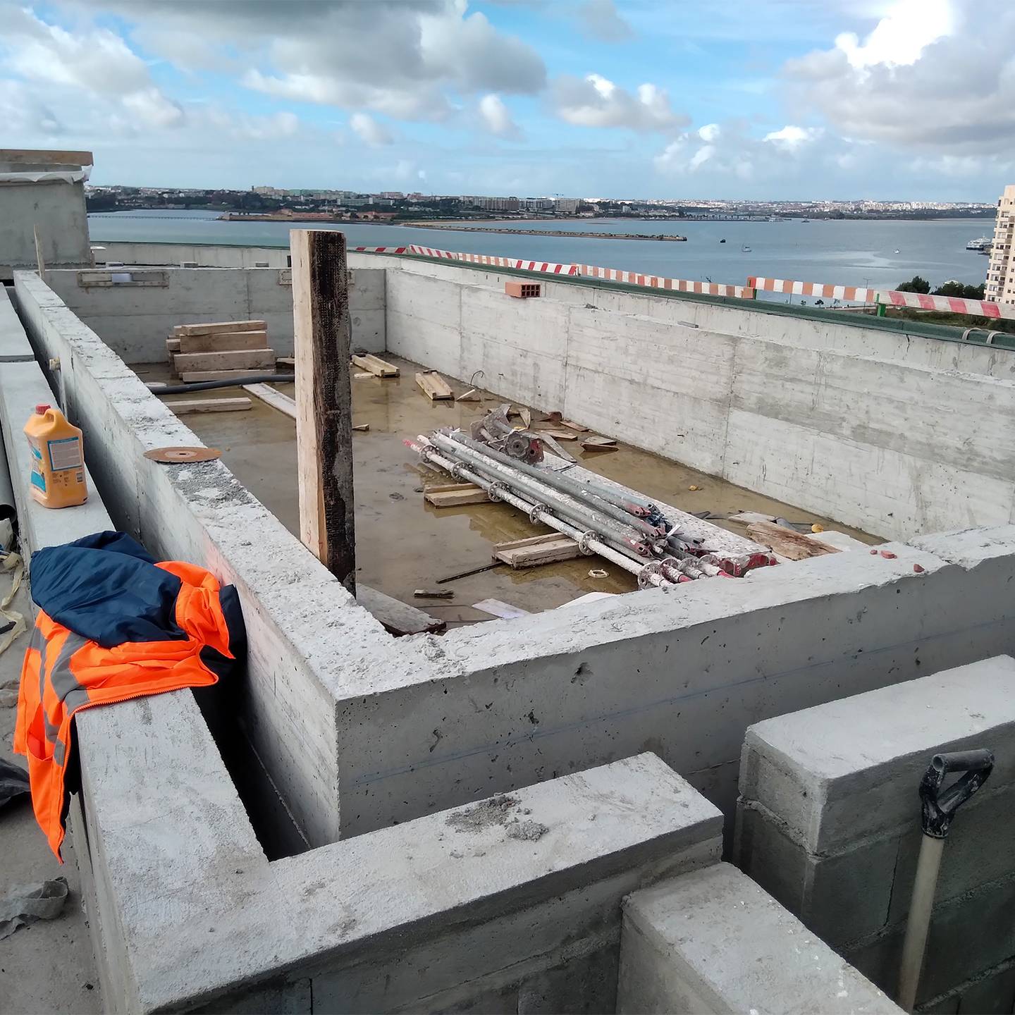 Nooba project — before CDECK composite decking installation