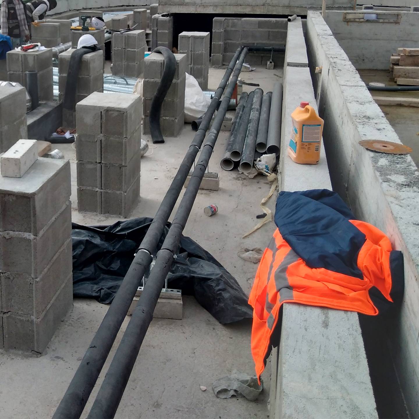 Nooba project — before CDECK composite decking installation