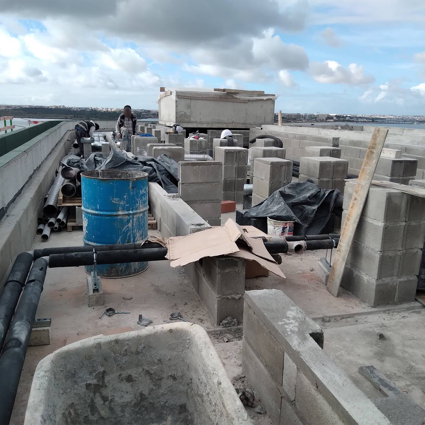 Nooba project — before CDECK composite decking installation