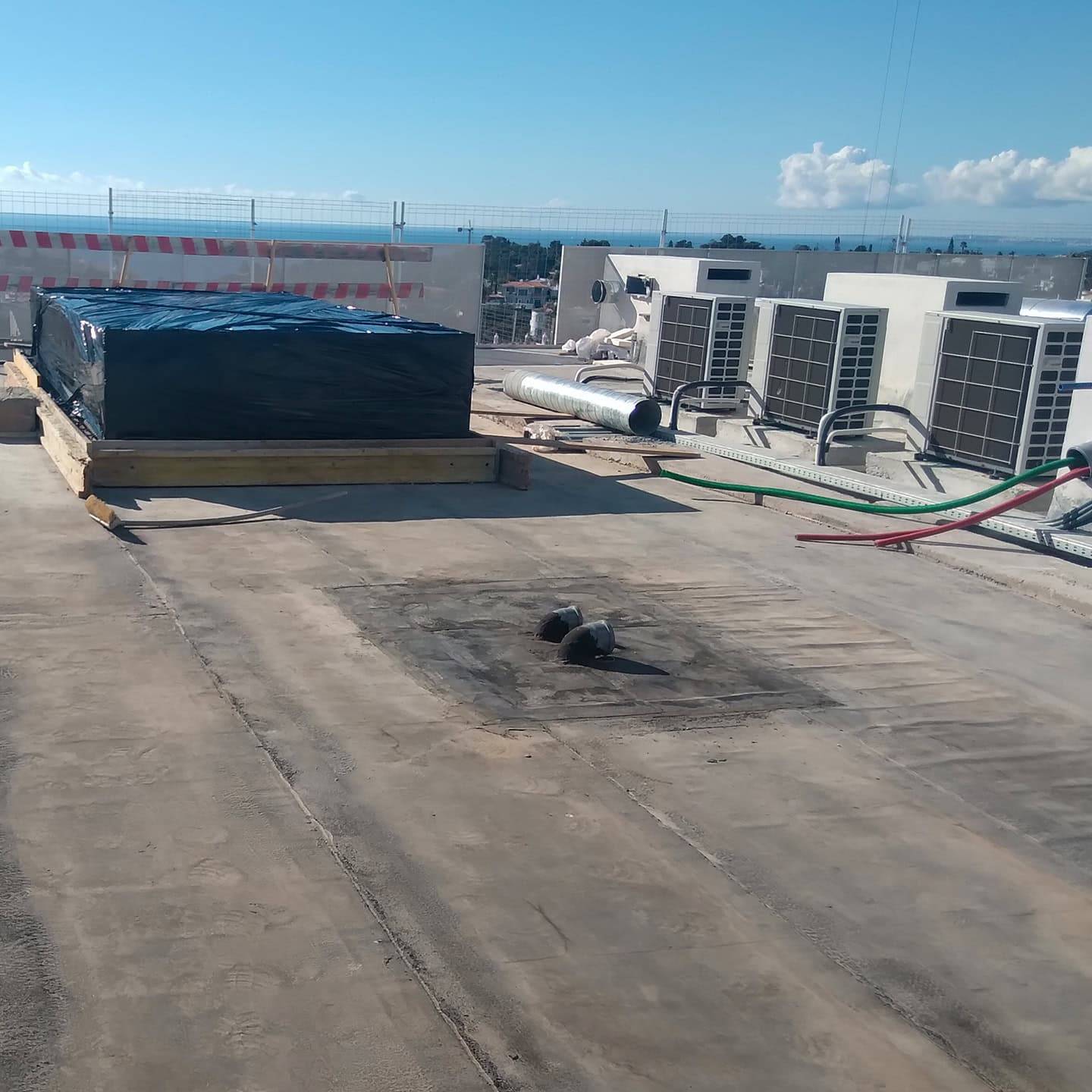 Nomad Bay project – Before the installation of CDECK composite decking