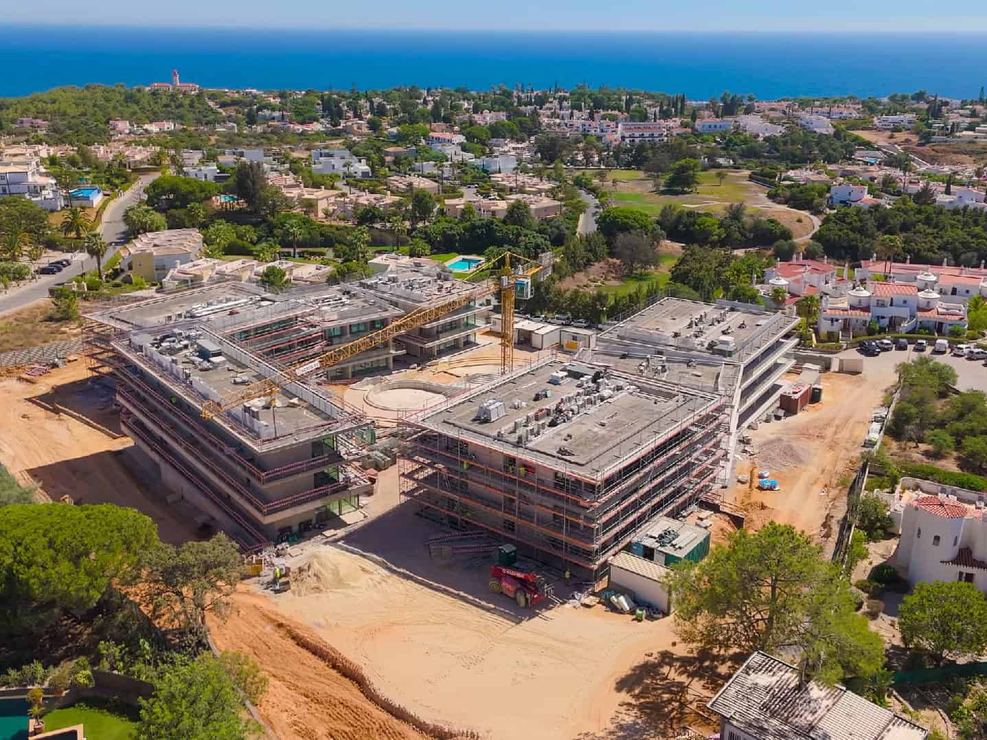General view of the Nomad Bay project before composite decking installation