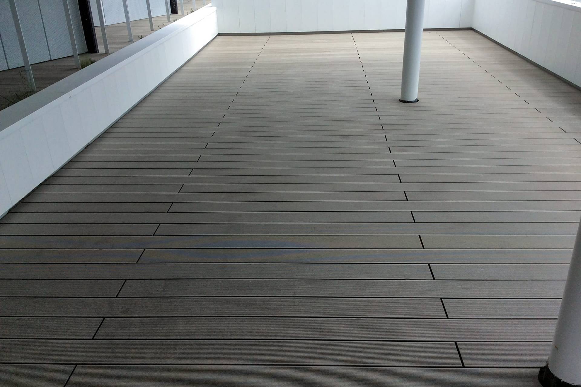 CDECK composite decking installed at the Sonae building in Porto