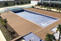 CDECK composite decking installation at Iberostar Selection Lagos Algarve
