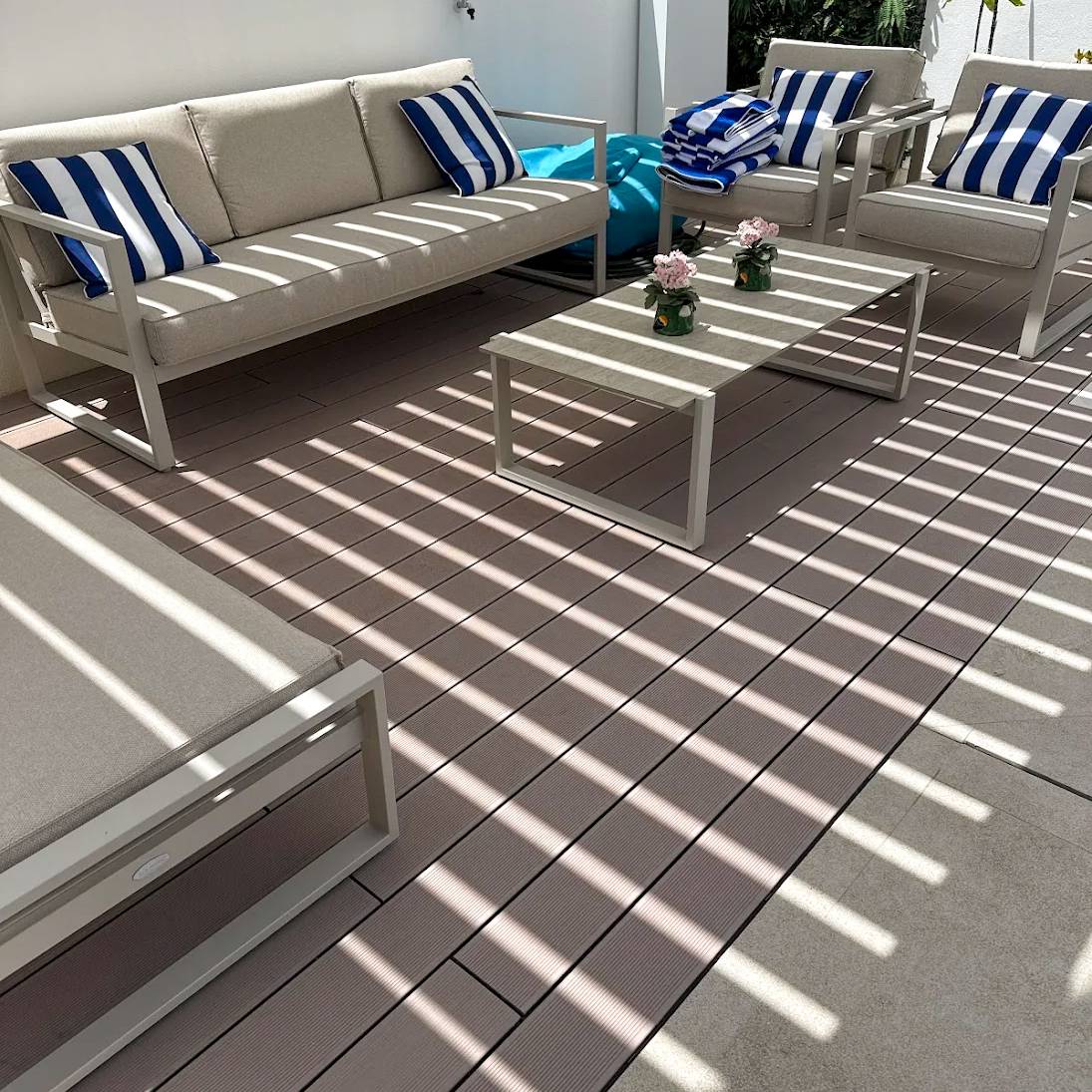 CDECK composite decking installed in a house in Almada