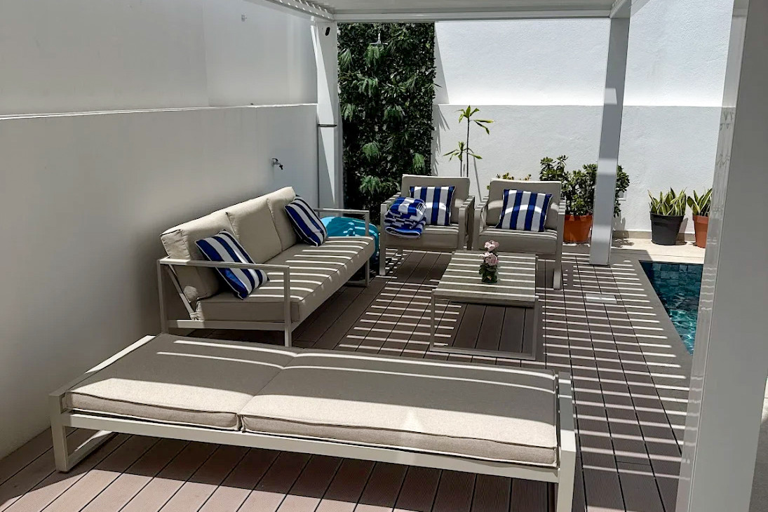 CDECK composite decking installed in a house in Almada