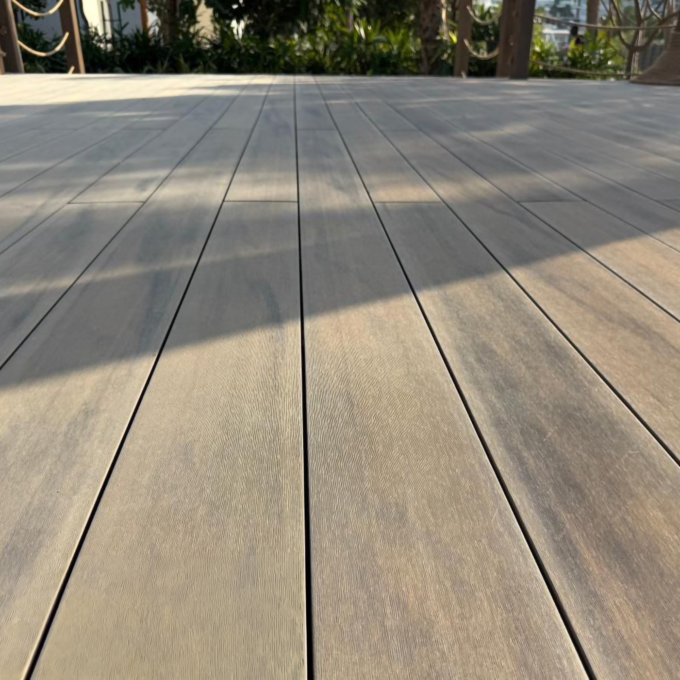 CDECK Composite Decking in the surroundings of Crowne Plaza & Radisson Blu Hotel, UAE